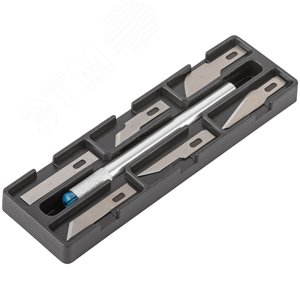 Нож макетный c 6 лезвиями - фото 6