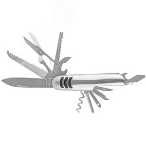 Изображение товара Нож складной, лезвие нержавеющая сталь 12 функций (шт)