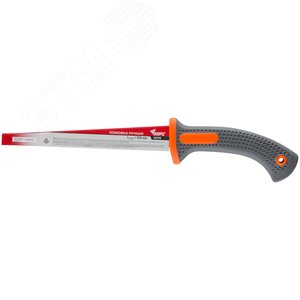 Ножовка ручная для гипсокартона, прорезиненная ручка 170 мм - фото 3