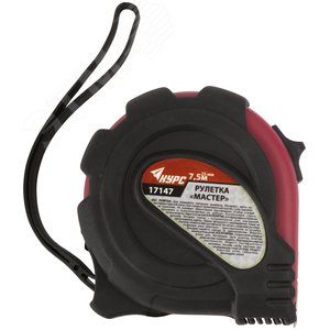 Рулетка прорезиненный корпус ''Мастер'' 7.5 м x 25 мм - фото 2