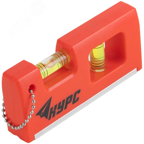 Уровень-брелок пластиковый, 2 глазка  100 мм - фото 2