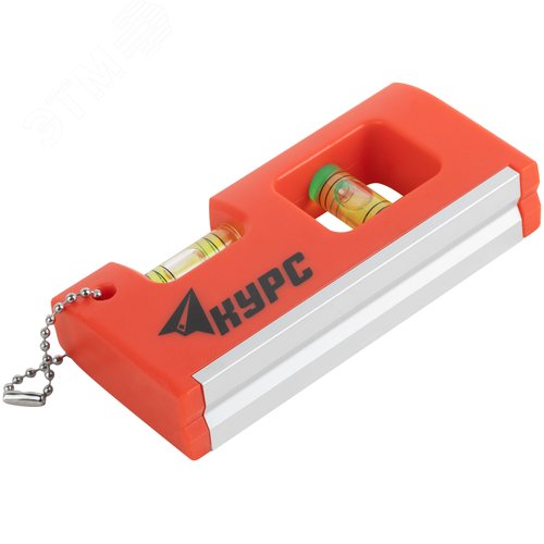 Уровень-брелок пластиковый, 2 глазка  100 мм - фото 4