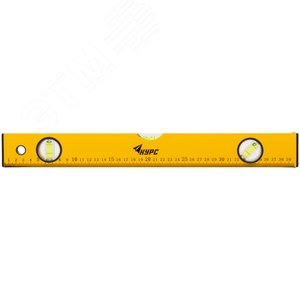 Изображение товара Уровень ''Лайт'', 3 глазка, желтый корпус, шкала 400 мм (шт)