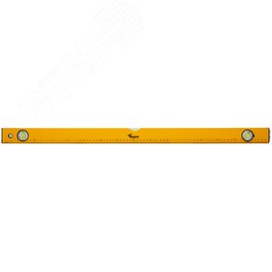 Уровень ''Лайт'', 3 глазка, желтый корпус, шкала 800 мм - фото 2
