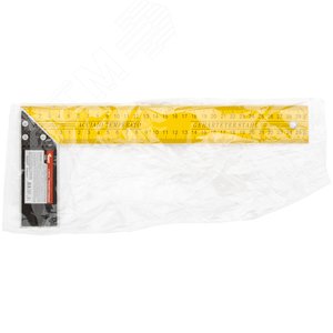 Угольник столярный желтый 300 мм - фото 2