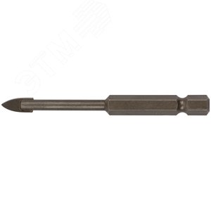 Сверло по кафелю и стеклу, шестигранный U-хвостовик под биту 5х70 мм - фото 1