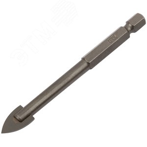 Сверло по кафелю и стеклу, шестигранный U-хвостовик под биту 10х85 мм - фото 2