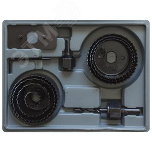 Пилы круговые набор 7 шт (22, 41, 54, 57, 60, 64, 67 мм) в кейсе - фото 1