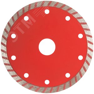 Диск отрезной алмазный ''турбо'' (сухая и влажная резка) 125х1.9х7.0х22.2 мм - фото 6