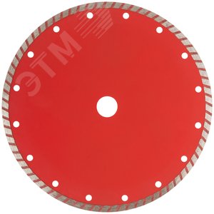 Диск отрезной алмазный ''турбо'' (сухая и влажная резка) 230х2.4х7.0х22.2 мм - фото 6