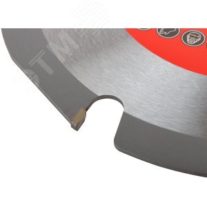 Диск пильный по дереву, посадочный диаметр 22.2 мм, 6 зубьев с карбидными вставками, 230 мм - фото 5