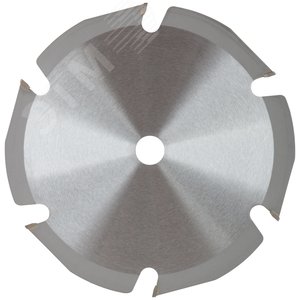 Диск пильный по дереву, посадочный диаметр 22.2 мм, 6 зубьев с карбидными вставками, 230 мм - фото 6