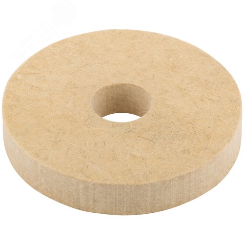 Круг полировочный фетровый для станка заточного, посадочный диаметр 32 мм, 125 мм - фото 2