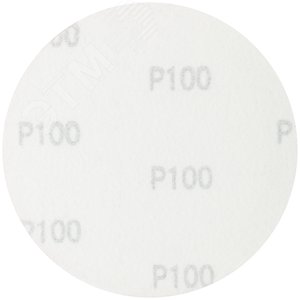 Круги шлифовальные сплошные (липучка), алюминий-оксидные, 125 мм, 5 шт Р 100 - фото 2