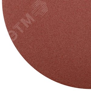 Круги шлифовальные сплошные (липучка), алюминий-оксидные, 125 мм, 5 шт Р 150 гибкая -14А - фото 6