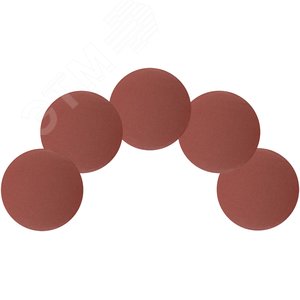 Круги шлифовальные сплошные (липучка), алюминий-оксидные, 125 мм, 5 шт Р 180 гибкая -14А - фото 5