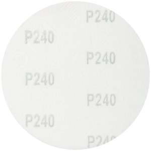 Круги шлифовальные сплошные (липучка), алюминий-оксидные, 125 мм, 5 шт Р 240 гибкая -14А - фото 2