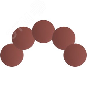 Круги шлифовальные сплошные (липучка), алюминий-оксидные, 125 мм, 5 шт. Р 400 - фото 5