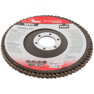 Круг лепестковый торцевой 125 мм P 100 - фото 2