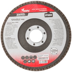 Круг лепестковый торцевой 125 мм P 100 - фото 3