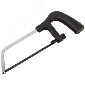 Ножовка по металлу мини 150 мм, пластиковая черная ручка - фото 2