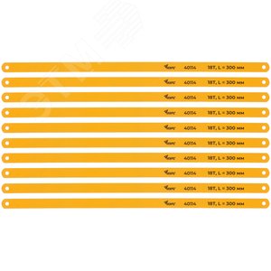 Полотна ножовочные по металлу 300х12 мм, инструментальная сталь, 10 шт. ( 18 ТPI ) - фото 5