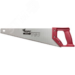 Изображение товара Ножовка по дереву, средний каленый зуб 7 TPI, 2D заточка, пластиковая ручка 400 мм (шт)