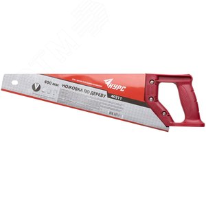 Ножовка по дереву, средний каленый зуб 7 TPI, 2D заточка, пластиковая ручка 400 мм - фото 2