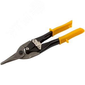 Ножницы по металлу ''Лайт'', инструментальная сталь, пластиковые ручки, прямые 250 мм - фото 2