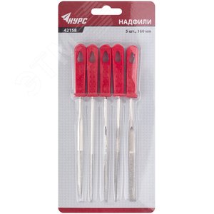 Надфили алмазные, 5 шт, 3x160 мм (узкие) - фото 2