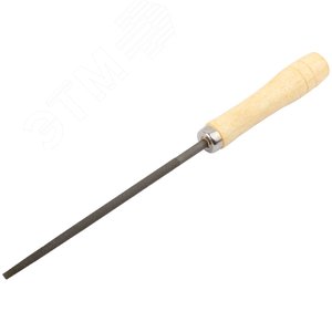Напильник, деревянная ручка, круглый 150 мм 42503 КУРС - 2