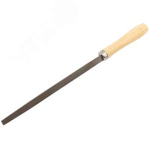 Напильник, деревянная ручка, трехгранный 200 мм 42505 КУРС - 2