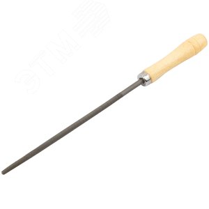 Напильник, деревянная ручка, круглый 200 мм - фото 2