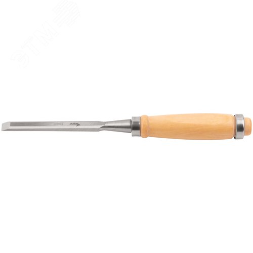 Стамеска с деревянной ручкой 10 мм - фото 4