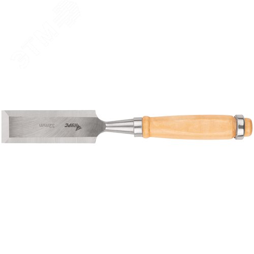 Стамеска с деревянной ручкой 32 мм - фото 1