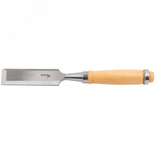 Стамеска с деревянной ручкой 32 мм - фото 4