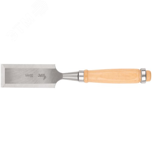 Стамеска с деревянной ручкой 38 мм - фото 1