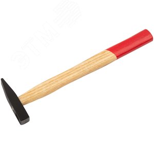 Молоток слесарный, деревянная ручка ''Оптима'' 100 гр - фото 2