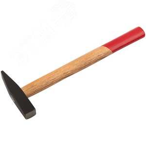 Молоток слесарный, деревянная ручка ''Оптима'' 300 гр - фото 2