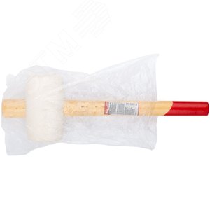 Киянка резиновая белая, деревянная ручка 70 мм (680 гр) - фото 3