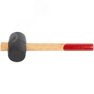 Киянка резиновая, деревянная ручка 45 мм (230 гр) 45345 КУРС - 5