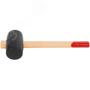 Киянка резиновая, деревянная ручка 50 мм (300 гр) - фото 5