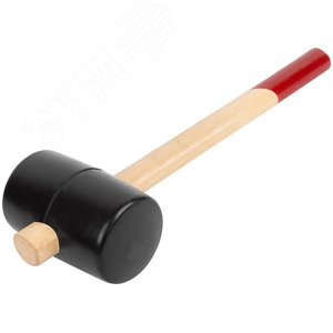 Киянка резиновая, деревянная ручка 65 мм (600 гр) - фото 2