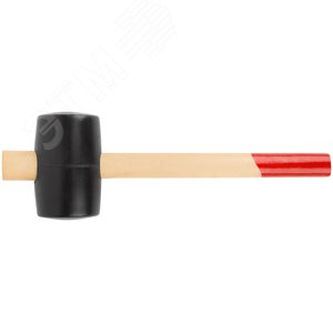 Киянка резиновая, деревянная ручка 70 мм (750 гр)