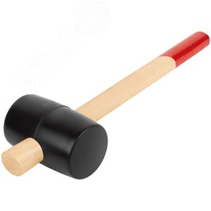 Киянка резиновая, деревянная ручка 70 мм (750 гр) - фото 2