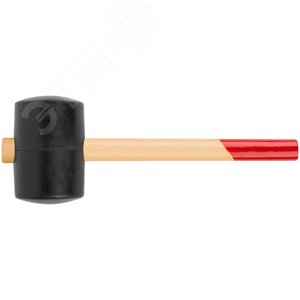 Киянка резиновая, деревянная ручка 90 мм (1200 гр)