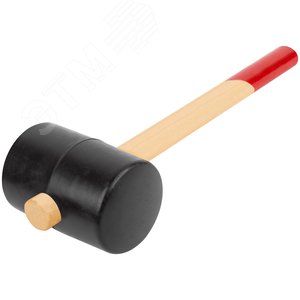 Киянка резиновая, деревянная ручка 90 мм (1200 гр) 45390 КУРС - 2