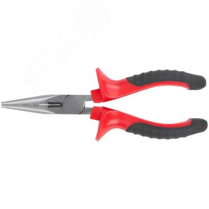 Тонконосы ''Оптима'', двухцветные обрезиненные ручки, полированная сталь 165 мм - фото 4