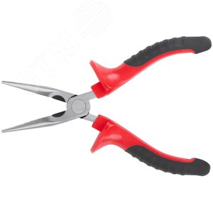 Тонконосы ''Оптима'', двухцветные обрезиненные ручки, полированная сталь 165 мм - фото 5