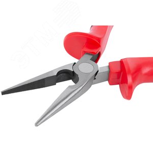 Тонконосы ''Оптима'', двухцветные обрезиненные ручки, полированная сталь 165 мм - фото 7